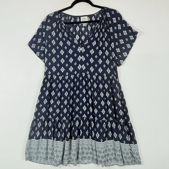 Knox Rose Navy and White Mini Dress - Picture 2 of 10